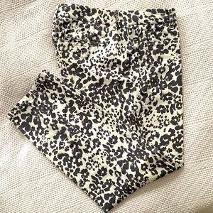J.Crew “Favorite Cut” Cropped Leopard Pant